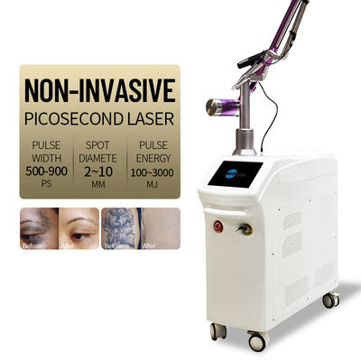 ND Yag del commutatore dell'attrezzatura Q di rimozione del tatuaggio del laser di Picoway di picosecondo del touch screen