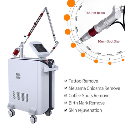 macchina di picosecondo di rimozione del tatuaggio del sopracciglio del laser di 532nm Qs Yag