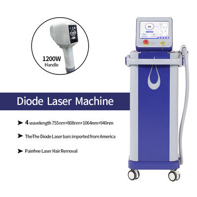Macchina di raffreddamento comoda permanente indolore professionale di depilazione del laser a diodi