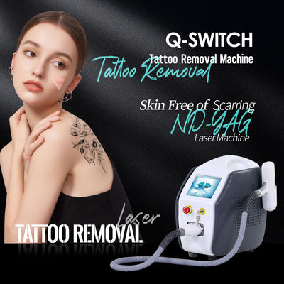 Macchina di rimozione della lentiggine del punto di rimozione del tatuaggio del laser del ND commutata Q Yag