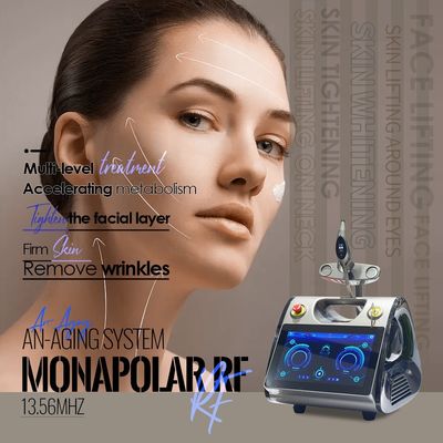 Alta frequenza 13MHZ Monopolar RF Anti-Aging Skin Lifting Machine