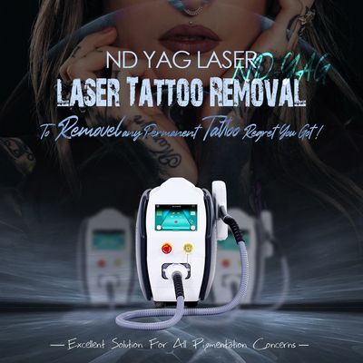 Rimozione del pigmento laser con interruttore Q della macchina per la rimozione del tatuaggio laser ND YAG