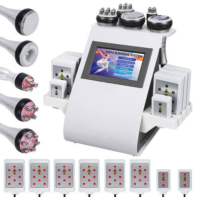 Macchina avanzata per dimagrimento laser Lipo 6 in 1 con vuoto di cavitazione RF