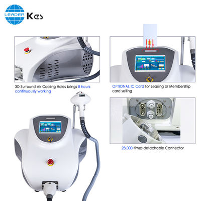 Macchina permanente 650nm - 950nm di depilazione del laser di IPL dell'ente completo