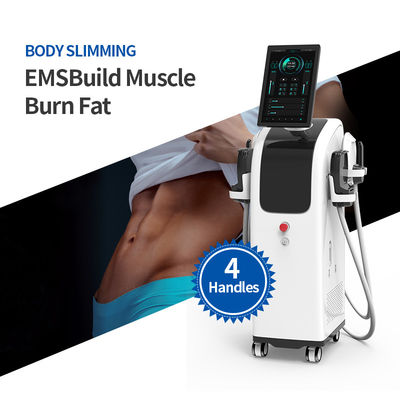 EMS Body Slimming 13 Tesla 4000VA Power Machine con 4 pezzi a mano