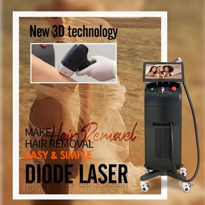 Laser tradizionale a diodo 808 per la depilazione 3 onde 755nm 808nm 1064nm