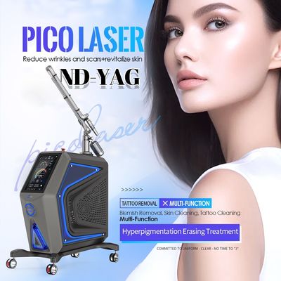 Eliminazione della pigmentazione con laser Pico 1064 Nm 532 Nm