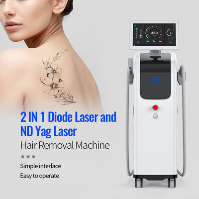 Eliminazione dei capelli con laser a diodi ND YAG Eliminazione dei tatuaggi Bellezza multifunzionale